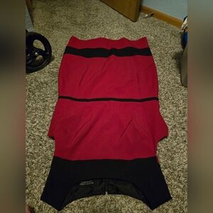 Black label size 16 red and black dress